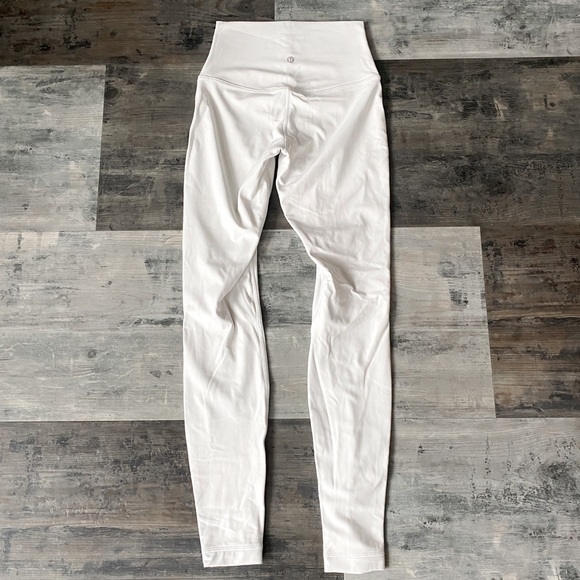 Off White Lululemon Align Leggings 28 - Picture 3 of 4